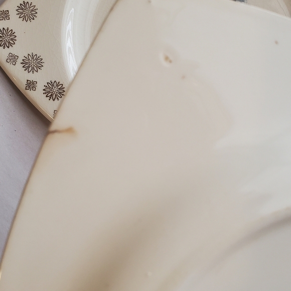 Vintage Tricorne by Salem. Dutch 22 carat gold. 4 lunch 1 appetizer plate. - Picture 14 of 14